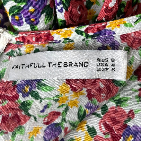 Faithful the Brand Emilia Dress in Lumina Floral Size 4 Small - Picture 5 of 10